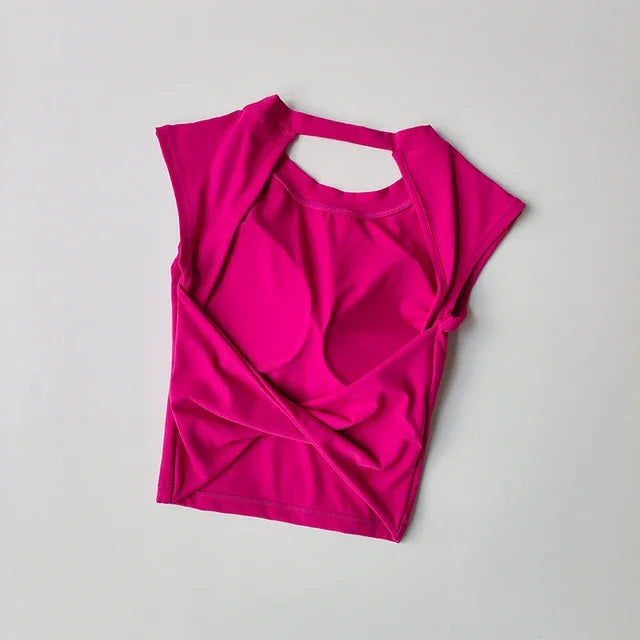 Backless Yoga Top